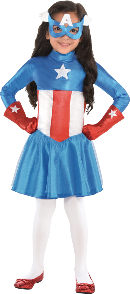 Buy MODERNAZ Captain america dress for kids with shiels, mask, cape,  (americas super captain dress for kids) (2-3 years) Online at Low Prices in  India - Amazon.in