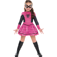 Kids' Pink Spider Halloween Costume, More Options Available Front_Flat