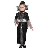 Costume d'Halloween, comtesse des ténèbres, enfants Front_Flat