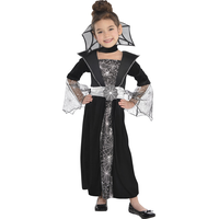 Costume d'Halloween, comtesse des ténèbres, enfants Front_Flat