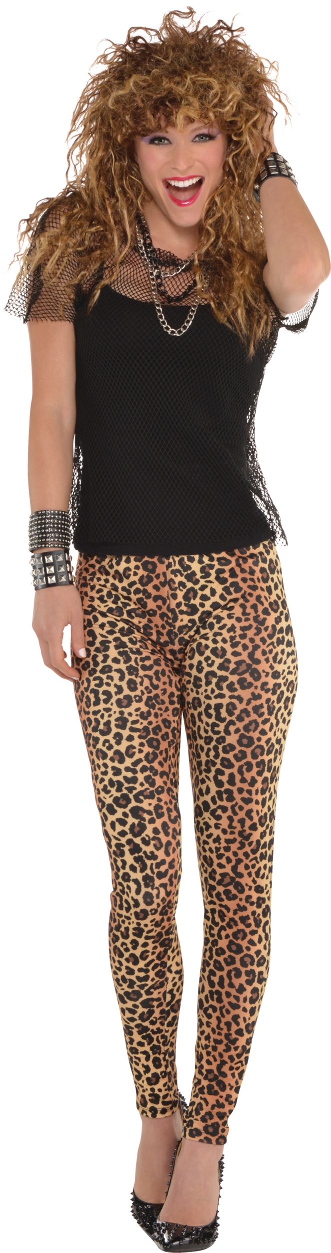 Chandail en filet court pour adulte, noir, taille universelle, accessoire de costume portable pour l'Halloween Front_Flat