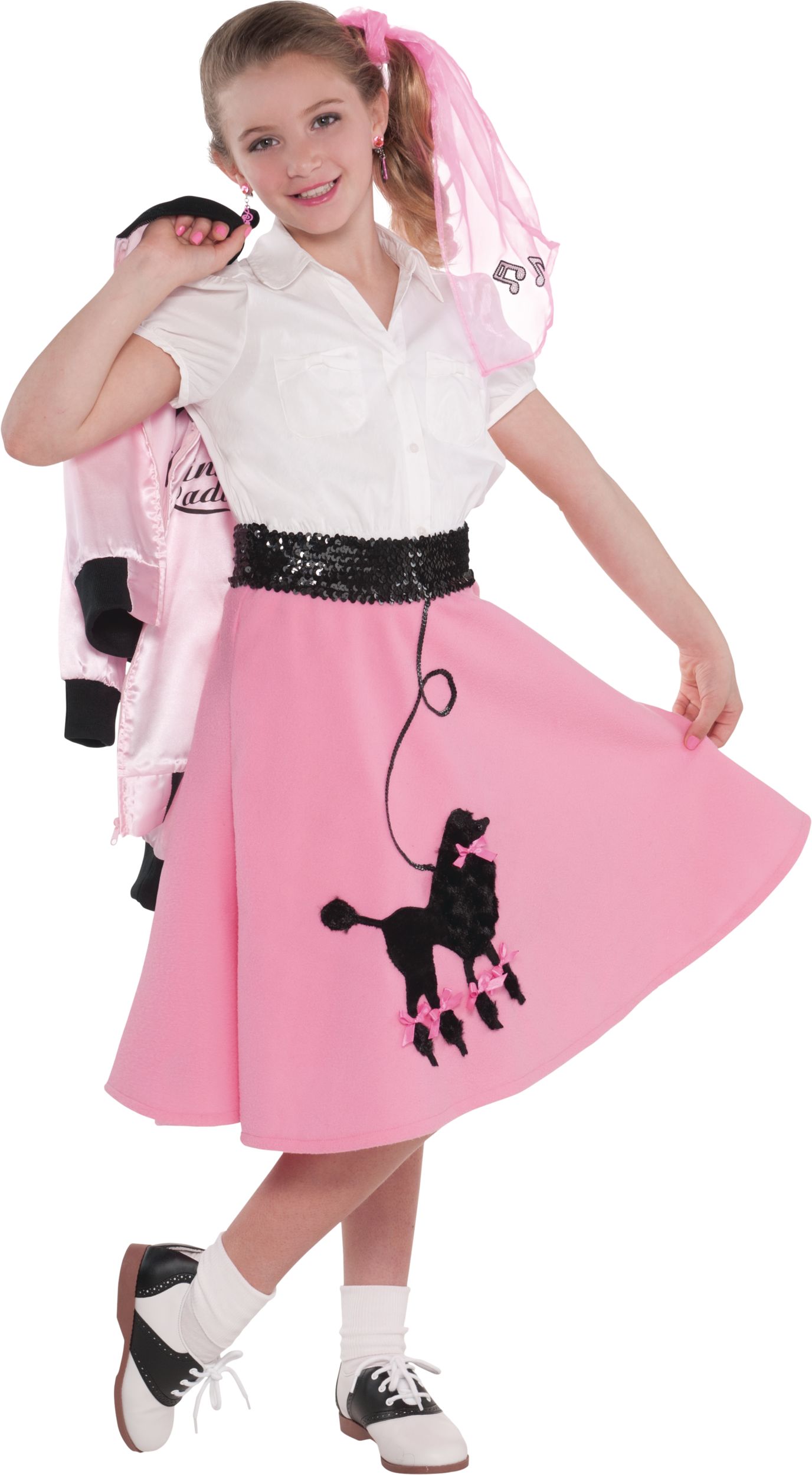 Pink poodle skirt outfit hotsell