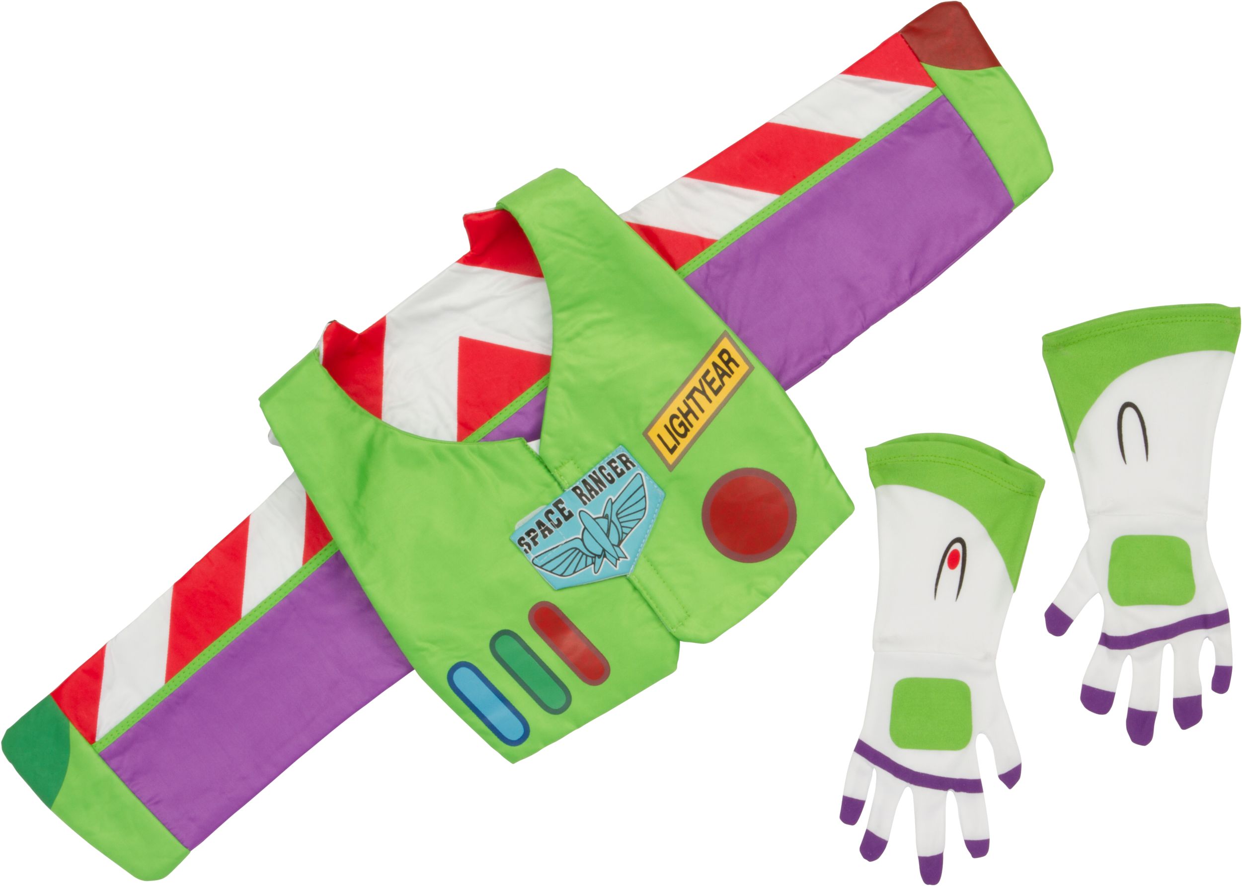Kids' Toy Story Buzz Lightyear Halloween Costume Accessory Kit Overhead_Flat