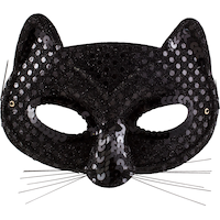 Masque de chat à paillettes Front_Flat