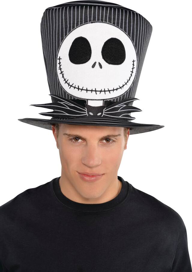 Jack Skellington Top Hat Front_Flat