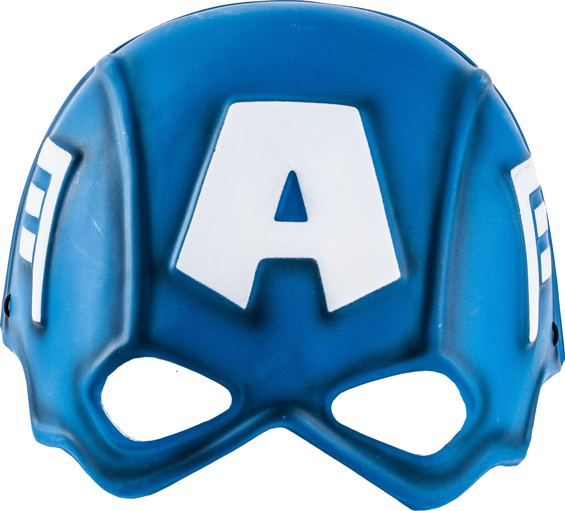 Child Plastic Captain America Mask Front_Flat