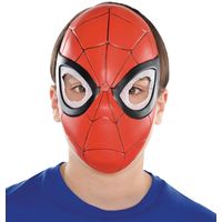 Kids' Plastic Spider-Man Party Mask Front_Flat