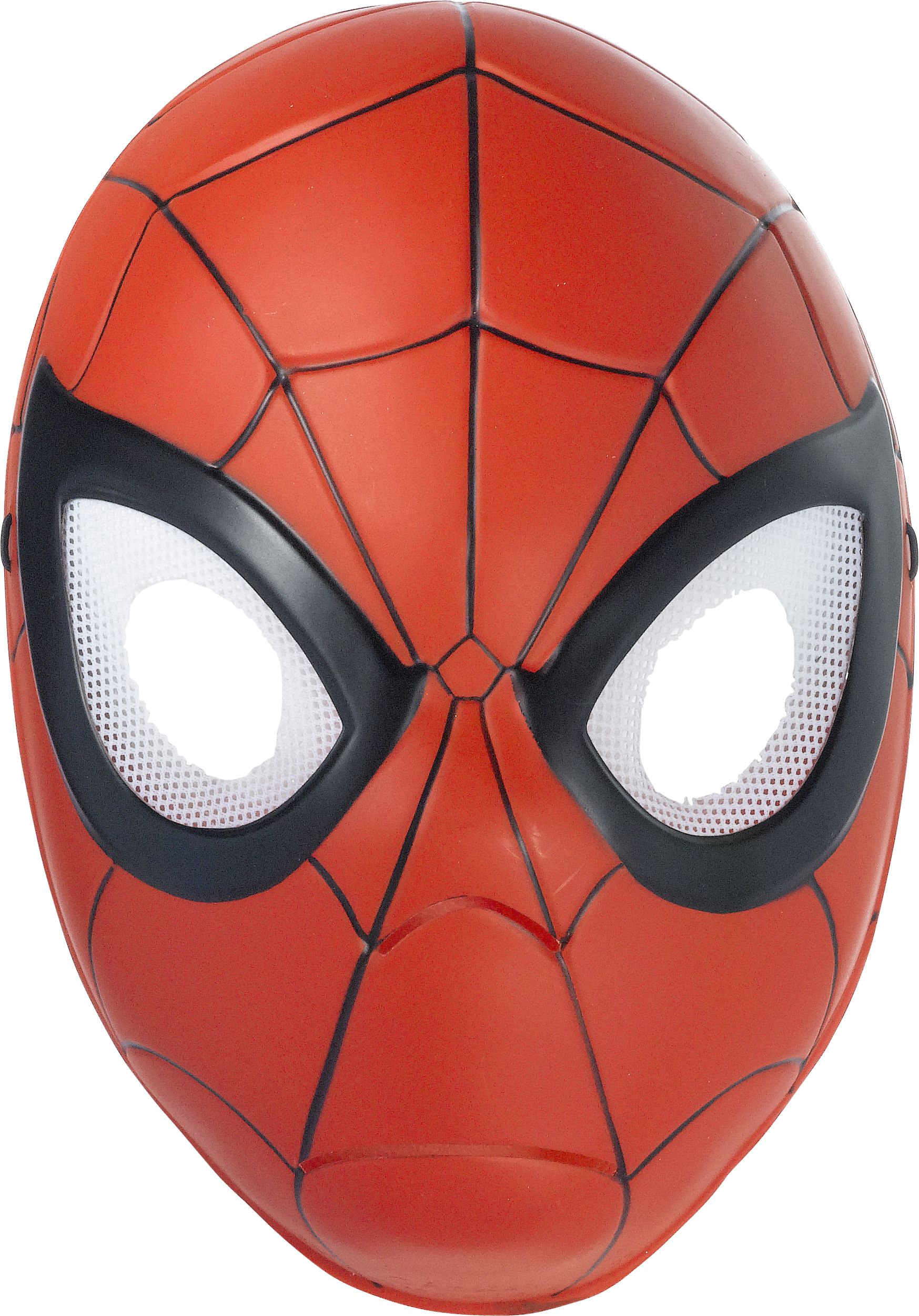 Kids' Plastic Spider-Man Party Mask Front_Flat