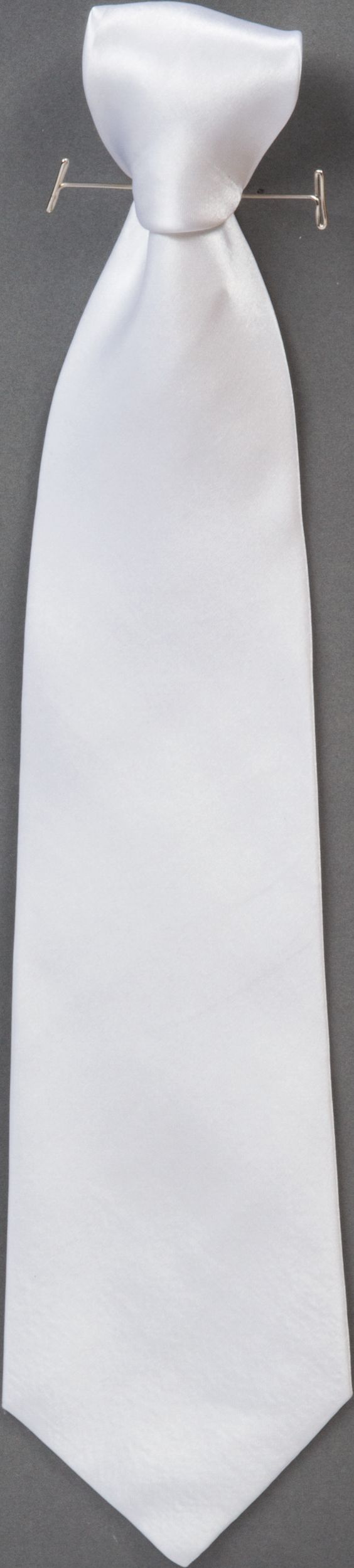 Gangster White Tie Front_Flat