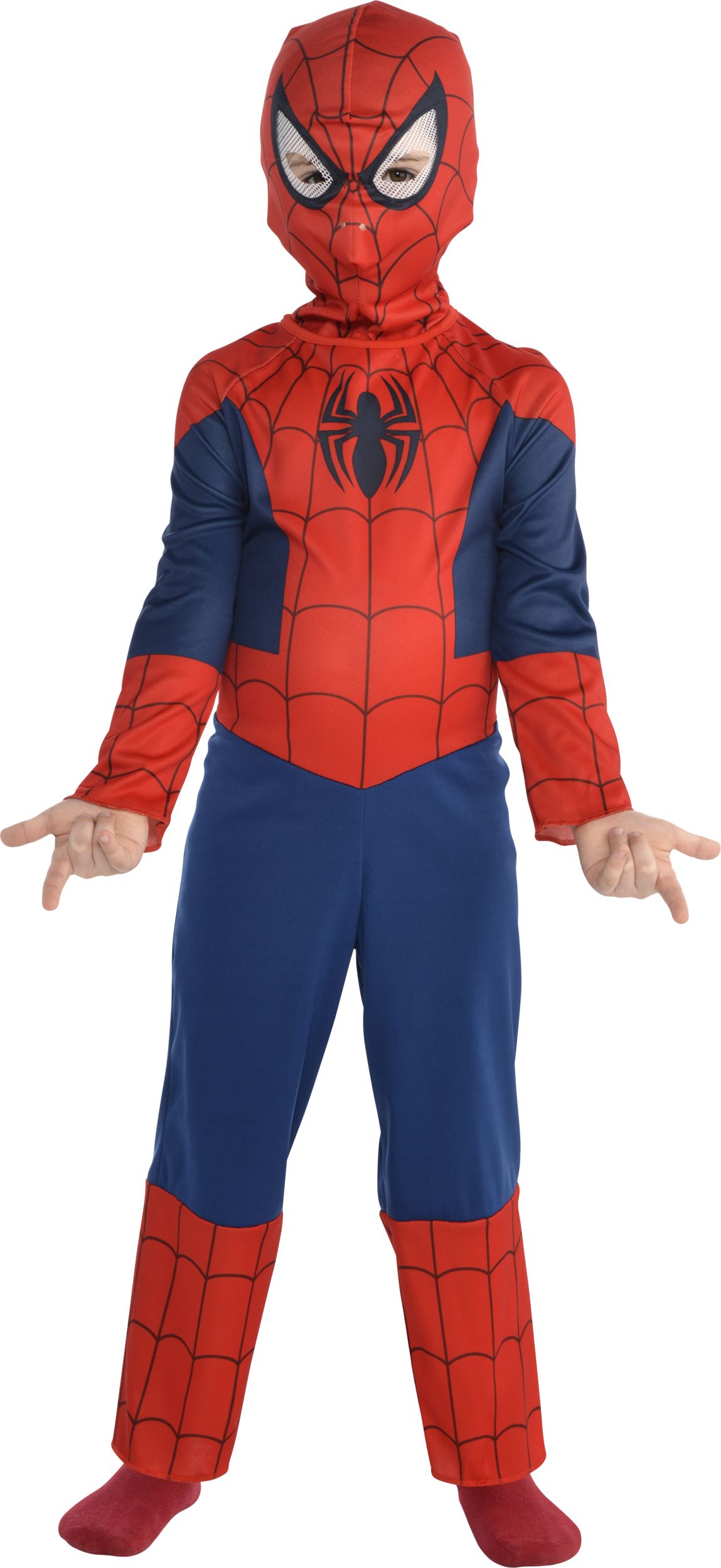Costume Disney Marvel Spider-Man Peter Parker, enfants, combinaison  bleu/rouge avec masque, tailles variées