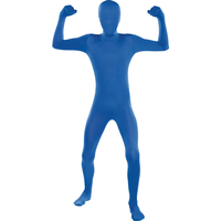 Kids' Blue Morphsuit Halloween Costume, Assorted Sizes Front_Flat