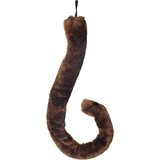 Queue de singe en peluche, brun, 21 po, accessoire de costume à porter pour l'Halloween Overhead_Flat