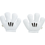 Kids' Disney Mickey Mouse Plush Hand Gloves, White, One Size, Wearable Costume Accessory for Halloween Overhead_Flat