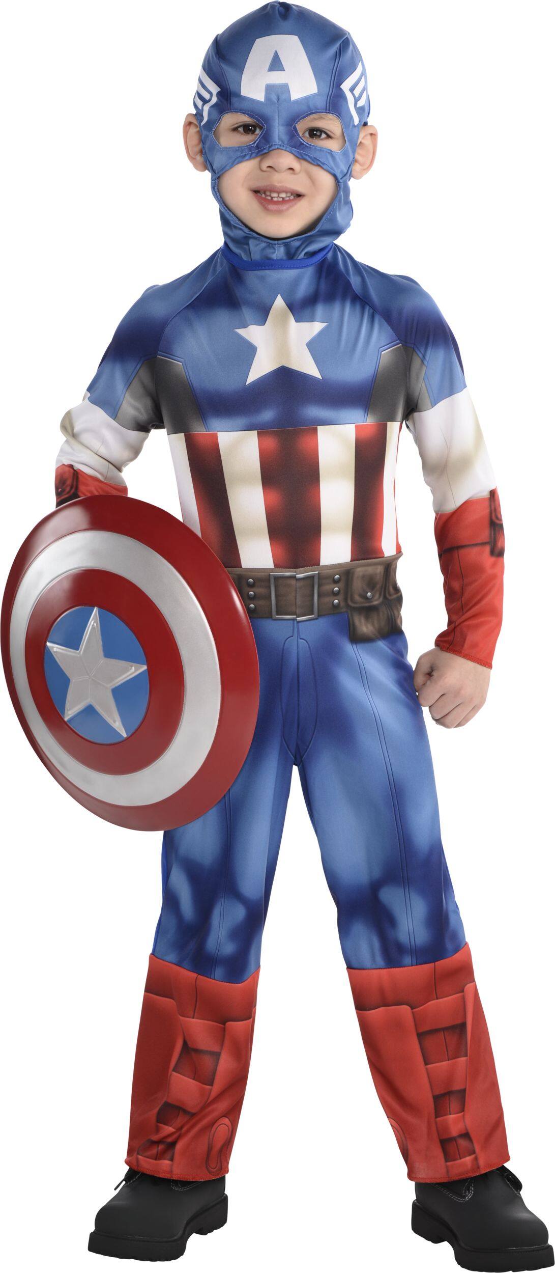 Costume de Capitaine America, Marvel, enfant, plus d'options offertes Front_Flat