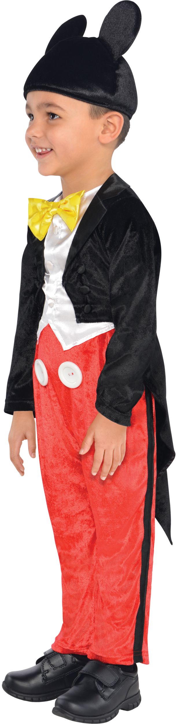 Men's Disney Mickey Mouse Red/Black Jumpsuit with Ears & Tail Halloween  Costume, Plus Size | Party City
