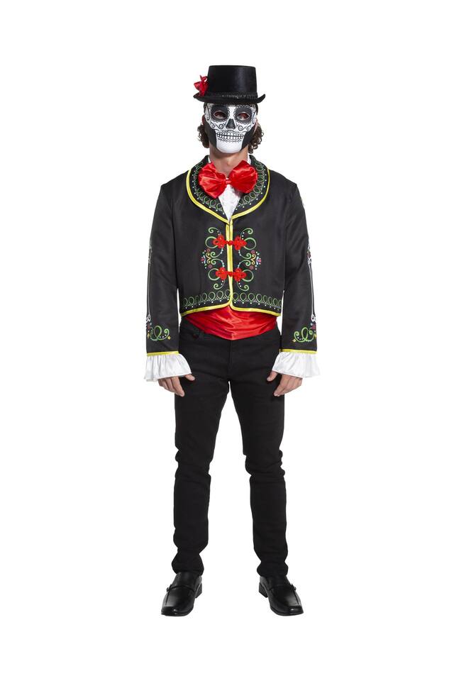 Day of the Dead Top Hat Front_Flat