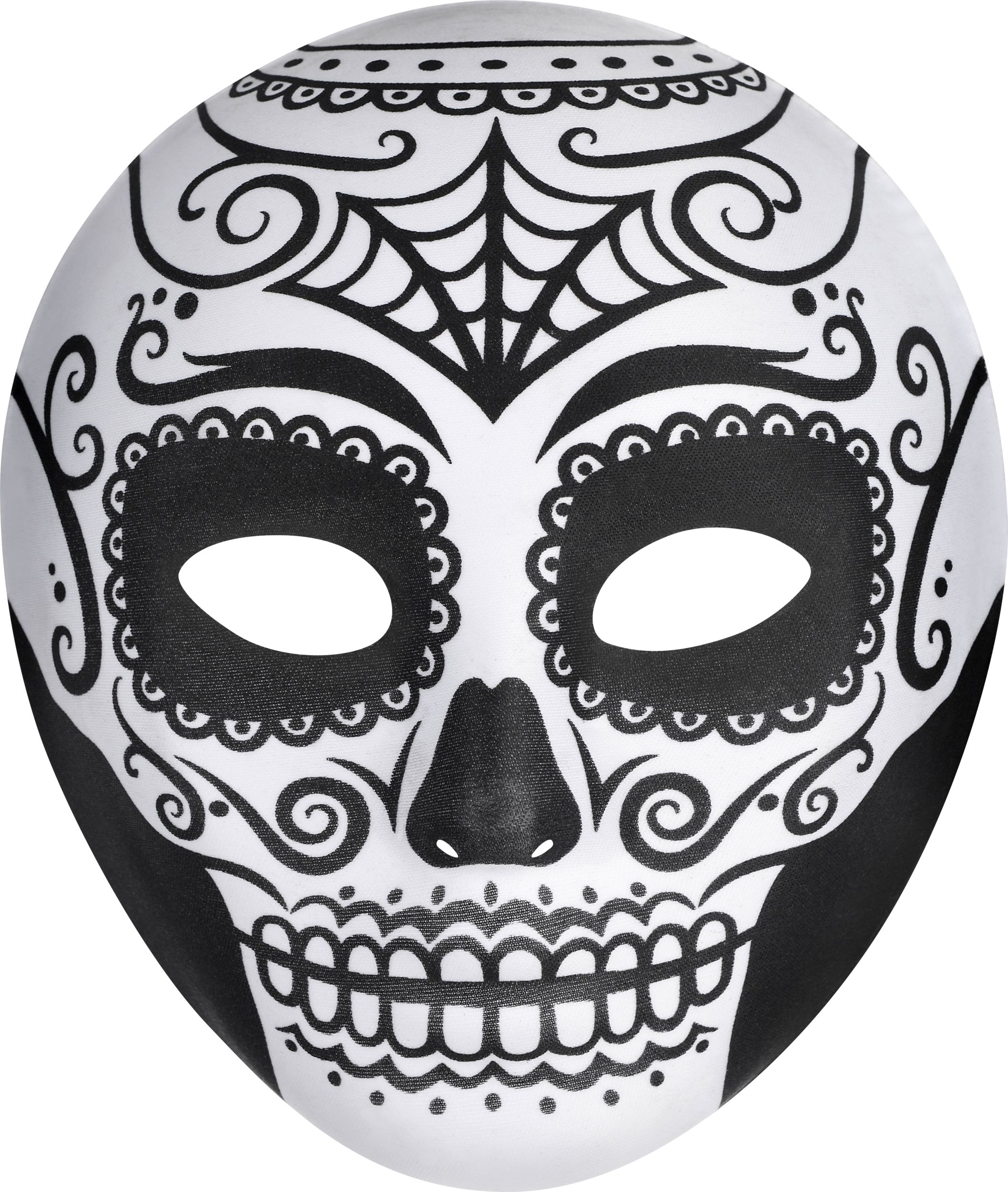 Day of the Dead Face Mask Front_Flat