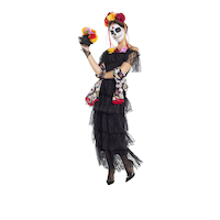 Day of the Dead Sugar Skull Fan Front_Angled_Left