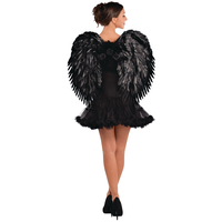 Angel Feather Wings, Assorted Colours, One Size, Wearable Costume Accessory for Halloween