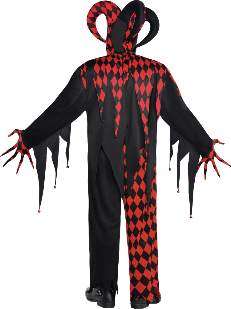 Krazed Jester Costume, Adult, Plus Size Party City