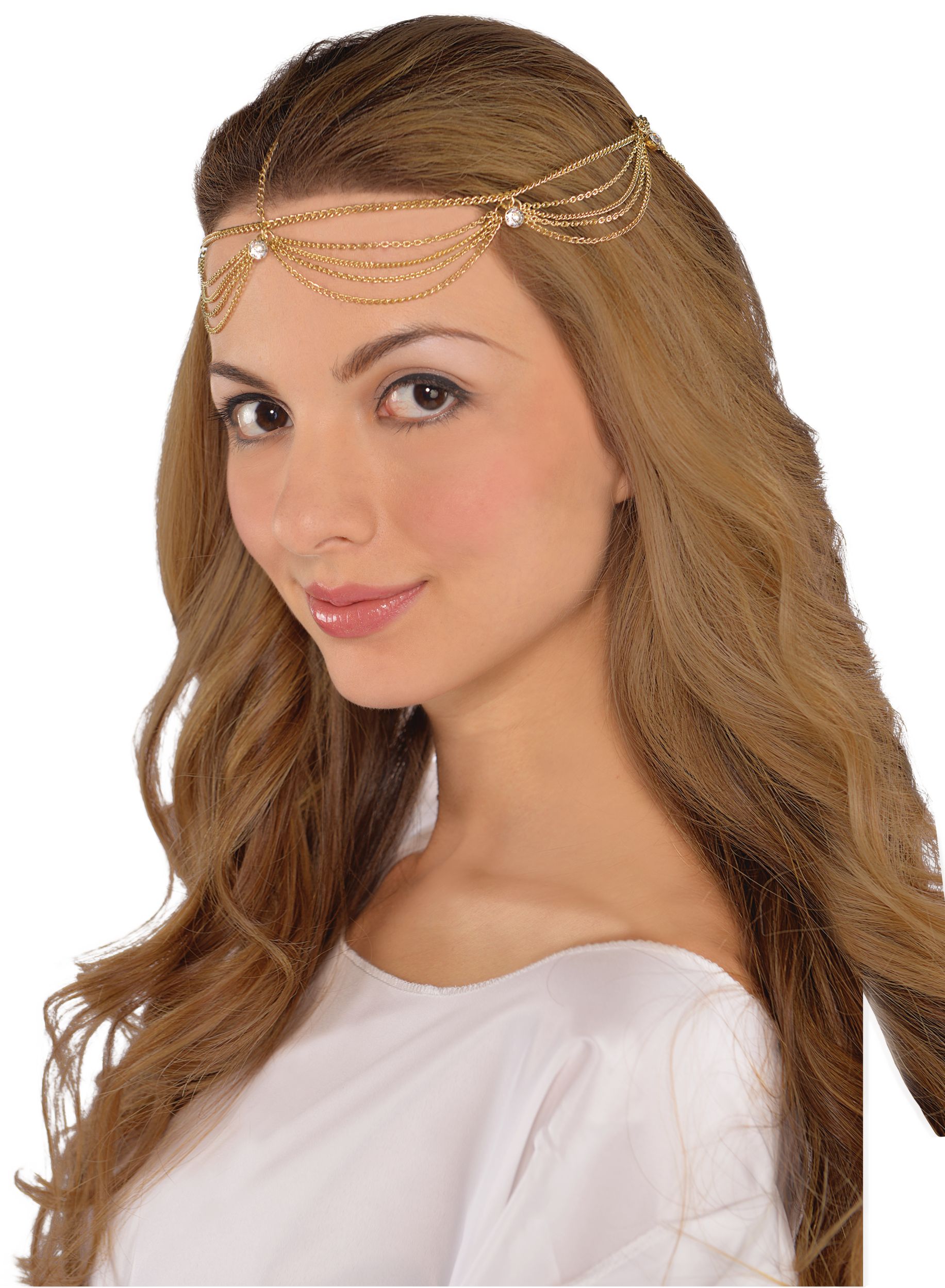 Goddess Hair Jewelry Gold One Size Wearable Costume Accessory