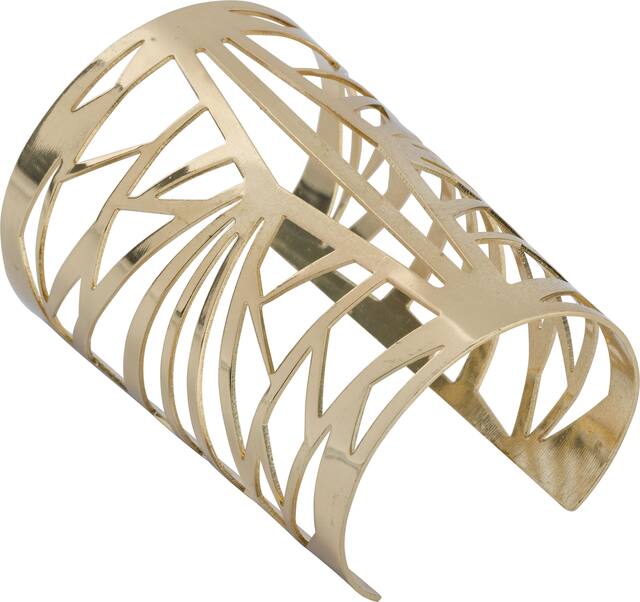 Roman Goddess Arm Cuff Jewelry, Gold, One Size, Wearable Costume Accessory for Halloween Front_Three_Fourths_Angled_Right