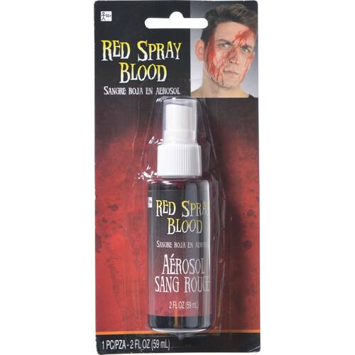 Fake Blood Spray, Red, 2-oz, Wearable Costume Accessory for Halloween
