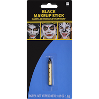 Bâton de maquillage pour le visage, noir, 0,05 oz, accessoire de costume pour l'Halloween Front_Flat