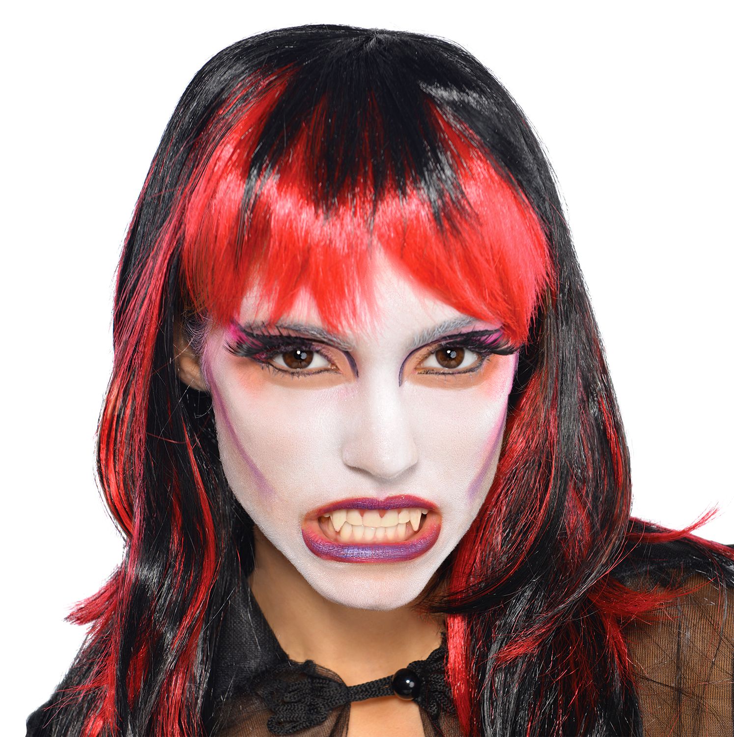 Bold Face Makeup Crayon Sticks with Sharpener, Multi-Coloured, 2.4-g, 6-pk, Costume Accessories for Halloween Front_Flat