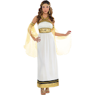 strapless open back dress Women's Deluxe Classic Toga Adult Costume main image 0