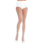 Adult Fishnet Stocking Tights, White, One Size, Wearable Costume