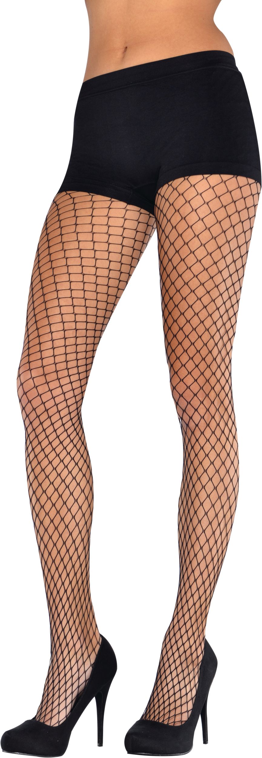 Wide Diamond Fishnet Pantyhose, Adult, More Options Available