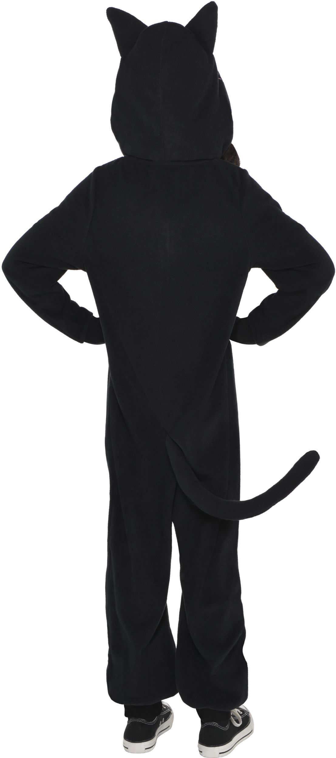 Enfants Noir Chat Costume Cosplay Bodysuit Costume d'Halloween Costume Avec  Perruque, Masque, Oreille, Queue