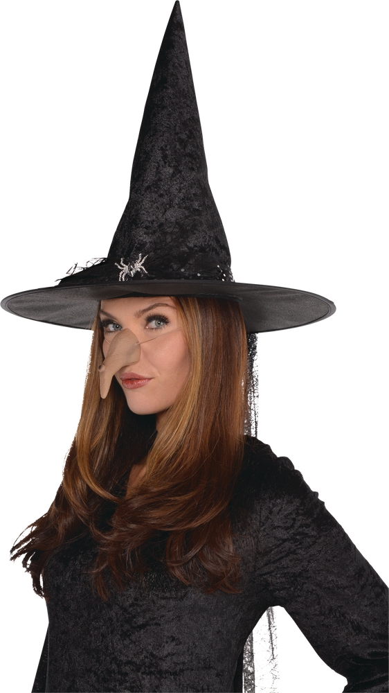 Witch Nose Porsthetic, Biege, One Size, Wearable Costume Accessory for