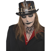 Witch Doctor Hat, Adult, One Size Front_Flat