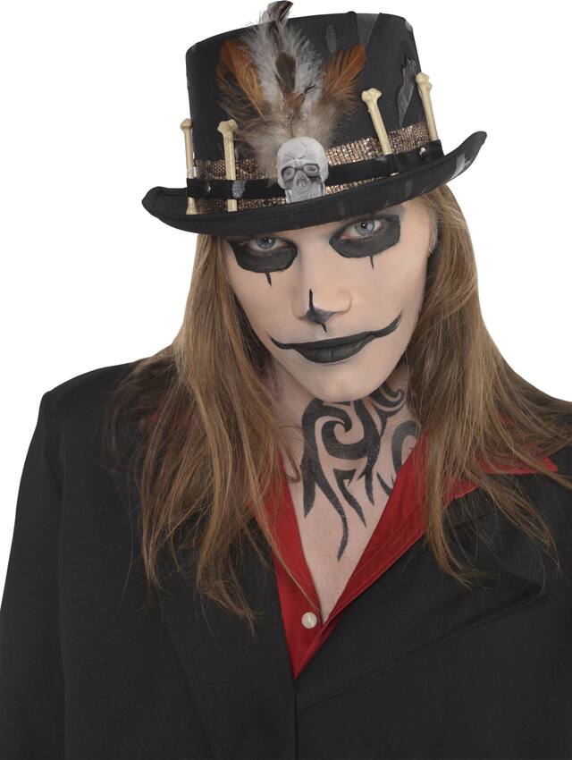 Witch Doctor Hat, Adult, One Size Front_Flat