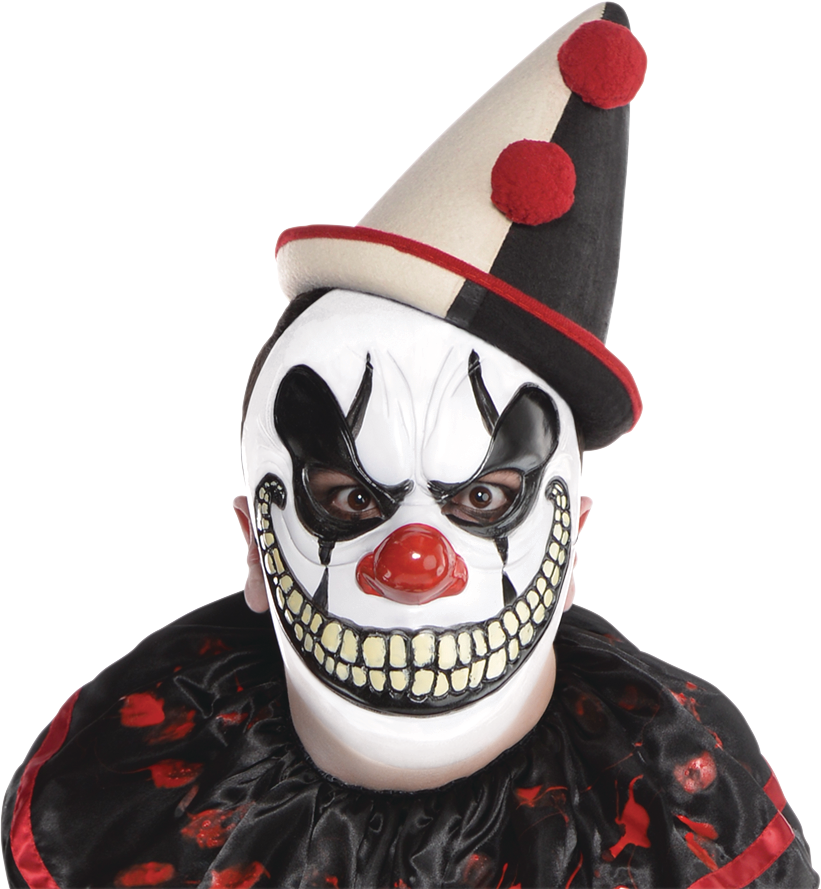 Freak Show Scary Clown Party Mask Party City