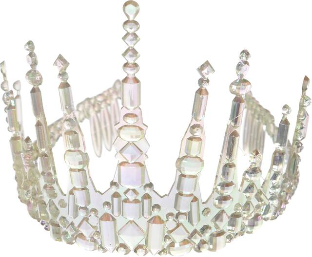 Ice Princess Halloween Costume Tiara Front_Flat