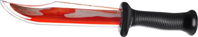Nightmare Bleeding Knife Weapon, Red/Black, 13-in, Wearable Costume Prop for Halloween Side_Left