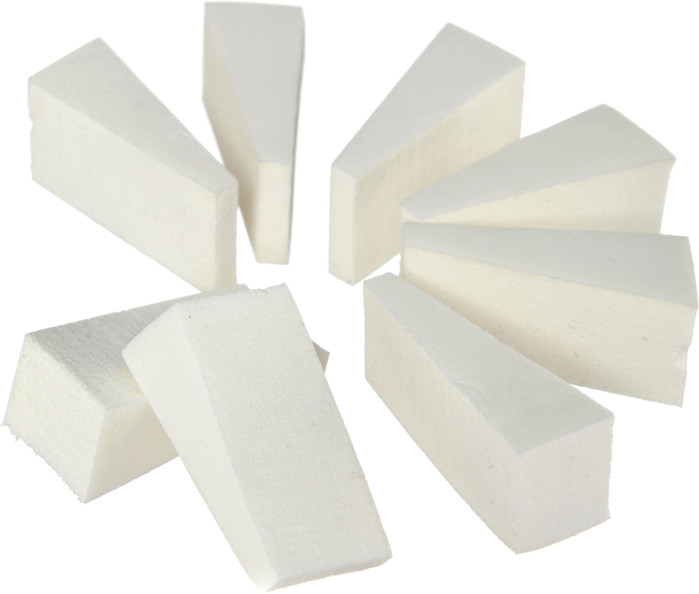 Éponges de maquillage pour visage et corps, blanc, taille unique, paq. 8, accessoires de costume pour l'Halloween Composite_or_Mixed