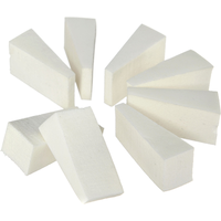 Face & Body Makeup Sponges, White, One Size, 8-pk, Costume Accessories for Halloween