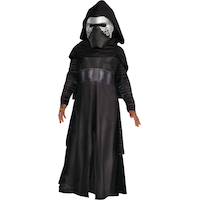 Kids' Disney Star Wars The Force AwakensKylo Ren Black Outfit with Robe & Mask Halloween Costume, Assorted Sizes Front_Flat
