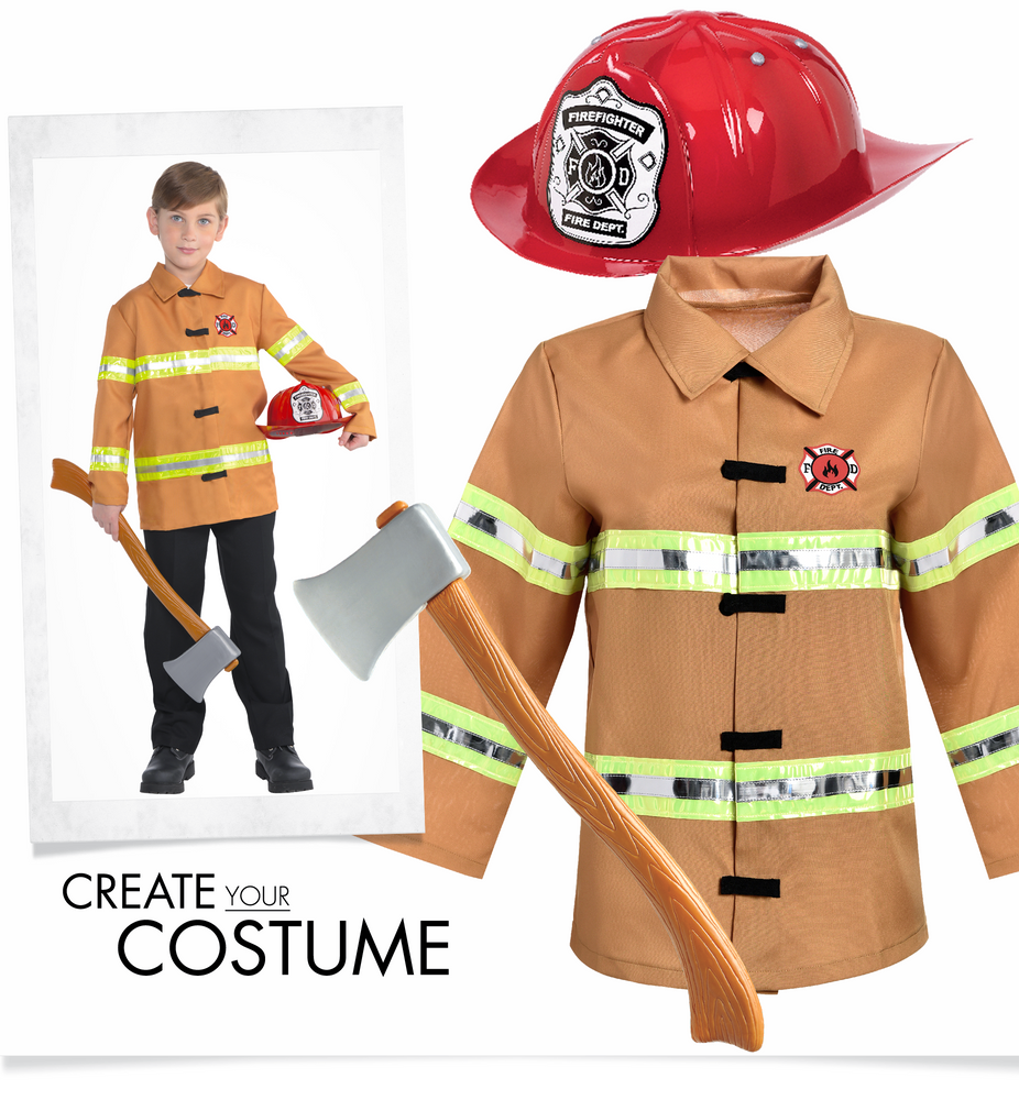 Kids Firefighter Jacket One Size