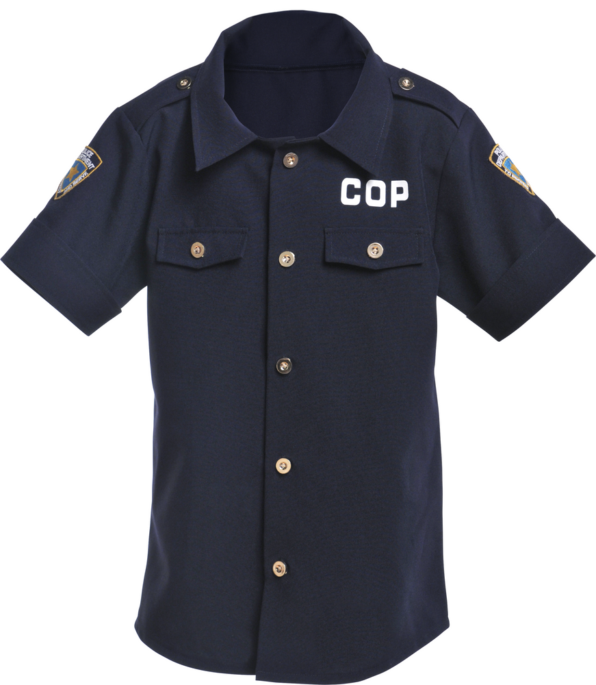kids police shirt