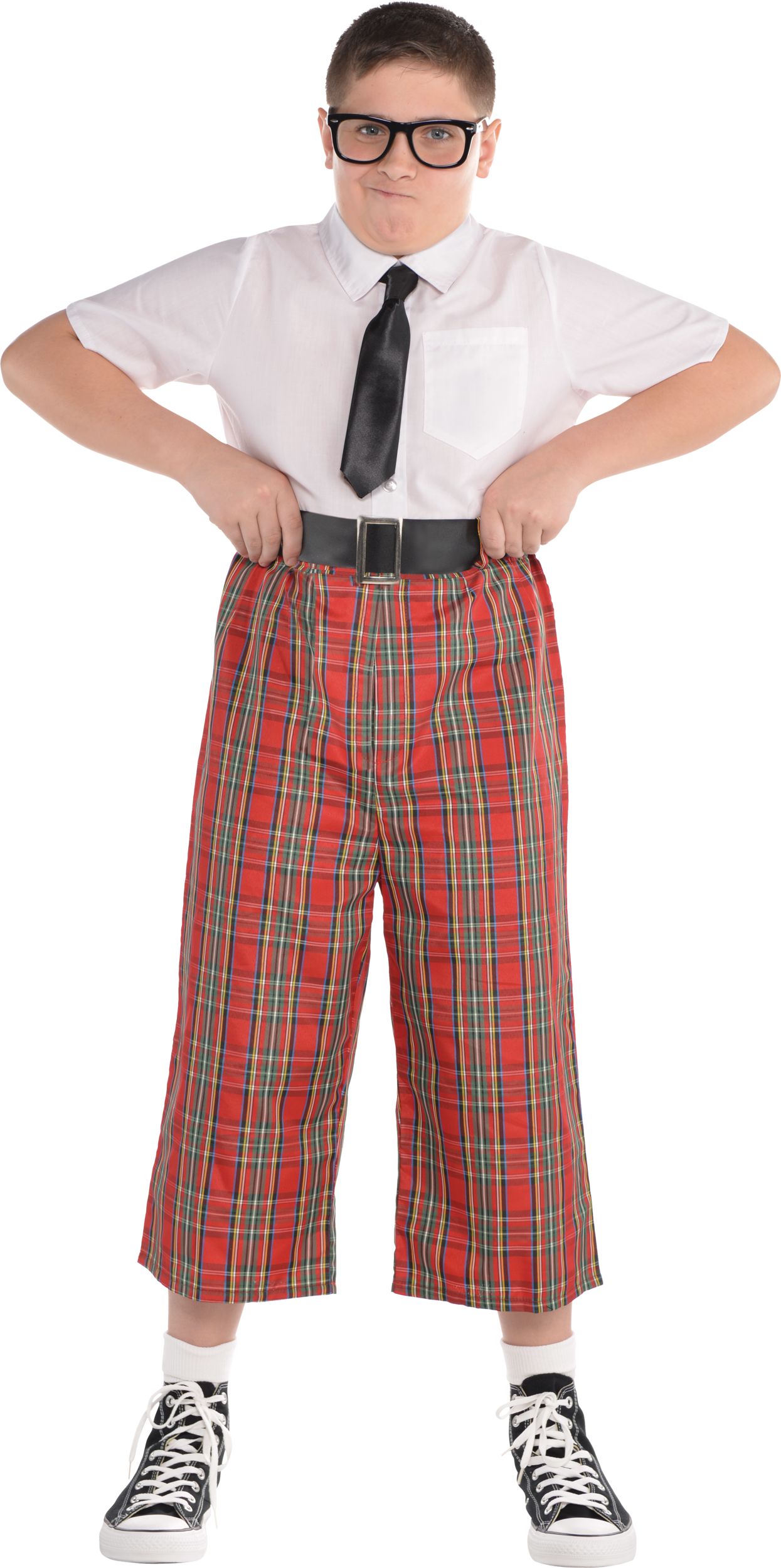 Child Geek Chic Nerd Costume Accessory Kit, 3-pc Front_Flat