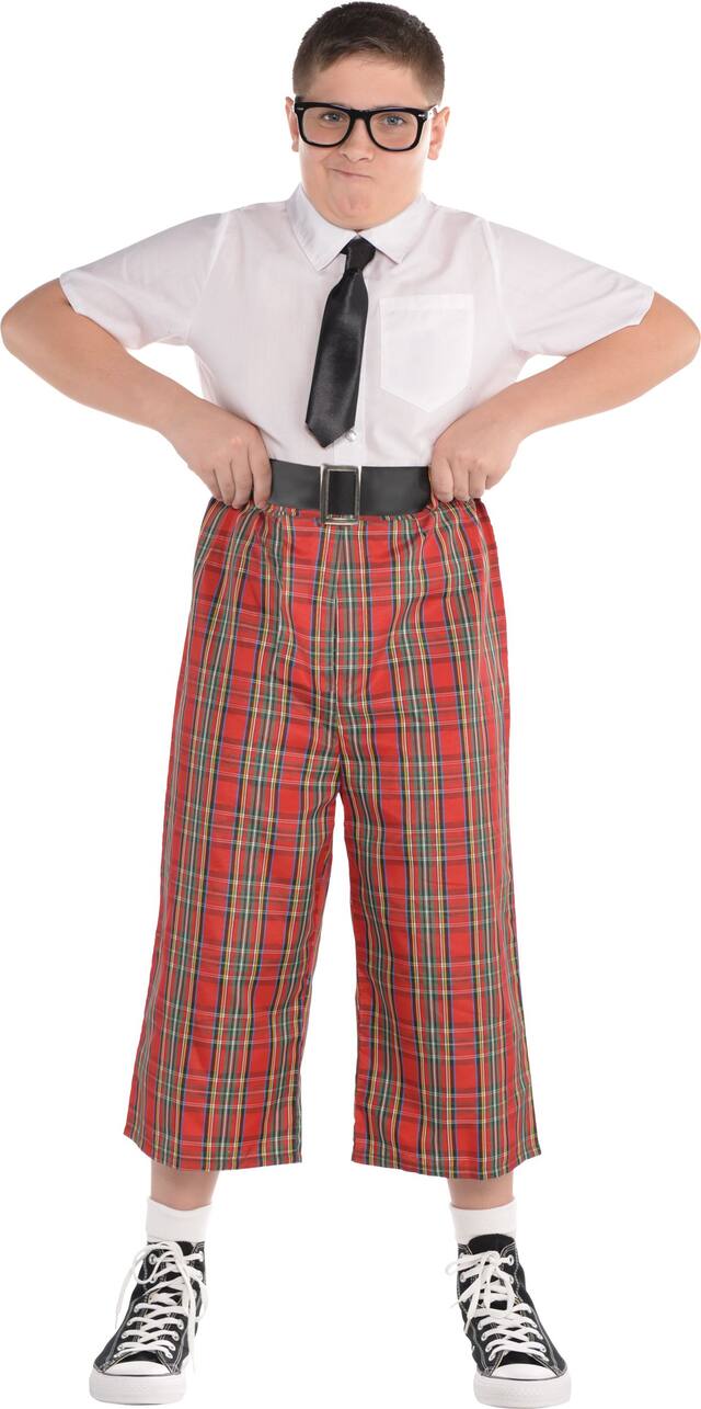 Child Geek Chic Nerd Costume Accessory Kit, 3-pc Front_Flat