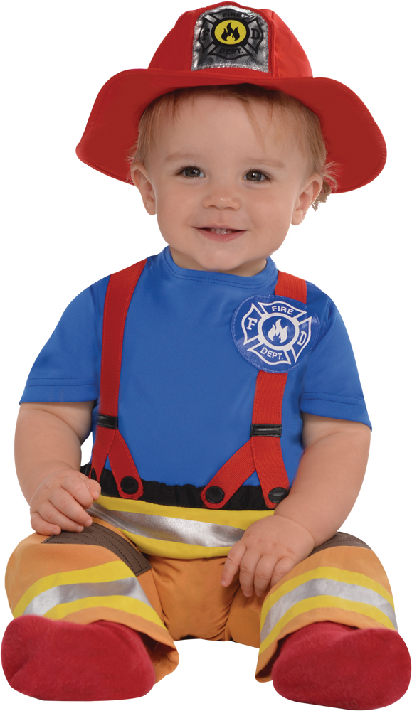 Baby best sale fireman costume