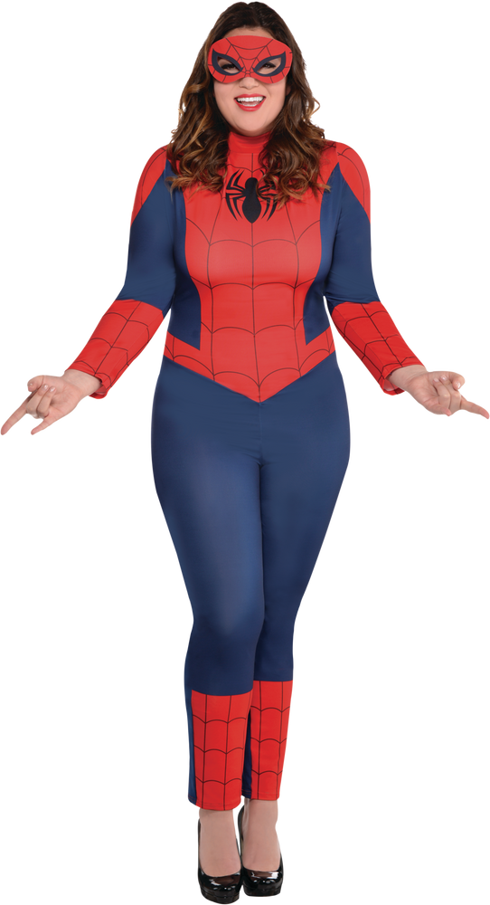 Adult Sexy Spider Girl Costume Plus Size Party City 0304