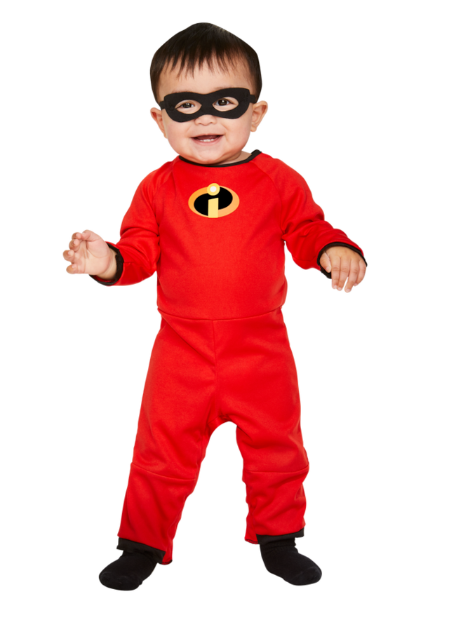 Infant Disney Pixar The Incredibles Baby Jack Jack Red/Black Jumpsuit