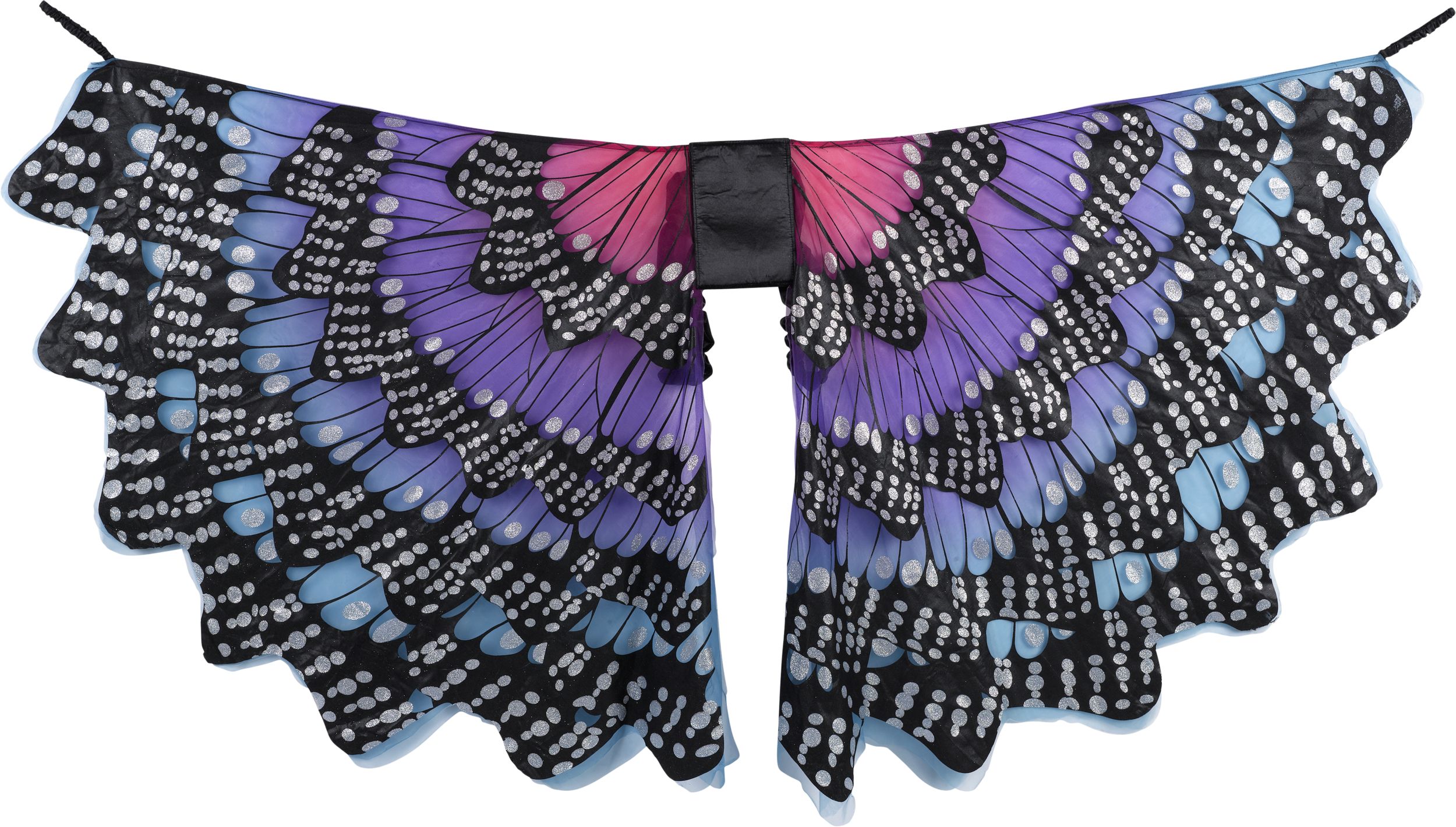 Monarch Butterfly Wings, Purple, Adult Front_Flat